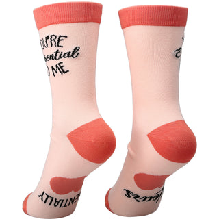 Essential S/M Unisex Cotton Blend Sock