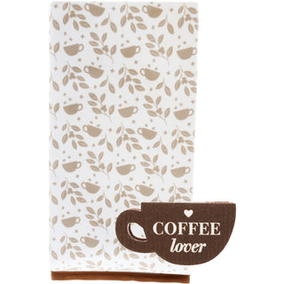Coffee Lover Tea Towel & Sponge Gift Set