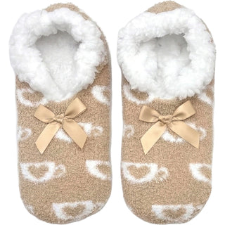 Love Coffee Slipper Sock Gift Set