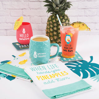 Pineapple Punch 4" Coaster Set with Box 94 Piece)