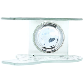 Home 6" Mirrored Glass Candle Holder