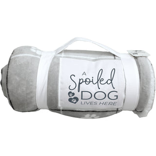 Spoiled Dog 50" x 60" Sherpa & Royal Plush Blanket