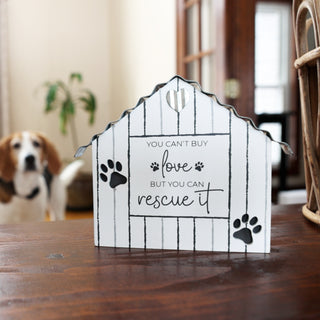 Rescue Love 6" MDF Plaque