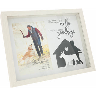 Dog Goodbye 9.5" x 7.5" Shadow Box Frame
(Holds 4" x 6" Photo)