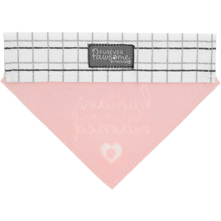 Humans Getting Married 7" x 5" Canvas Slip on Pet Bandana