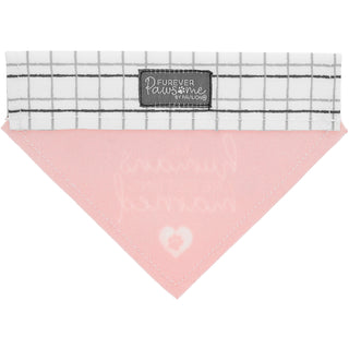Humans Getting Married 7" x 5" Canvas Slip on Pet Bandana