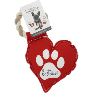 Best Dog 9.5" Canvas Dog Toy on Rope