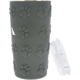 Dogs 20 oz Travel Tumbler with 3D Silicone Wrap