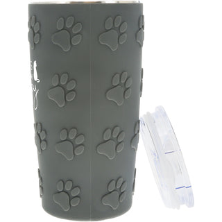 Cats 20 oz Travel Tumbler with 3D Silicone Wrap