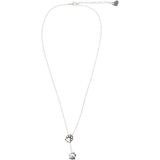 Cat Lover Rhodium Plated Adjustable Necklace and Earring Set