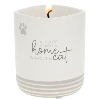 Home Cat - 10 oz - 100% Soy Wax Reveal Candle Scent: Tranquility