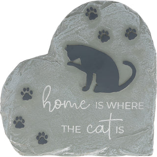 Where The Cat Is 6" Garden Stone