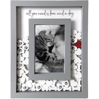 Love and a Cat 8" x 10" Picture Frame (Holds 3.5" x 5.5" Photo)