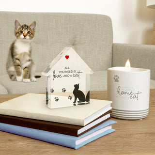 Cat 4" Acrylic House Plaque