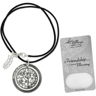 Friend Necklace With 1.5" Circle Pendant