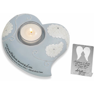 Kindness and Love 4.75" Heart Tealight Holder