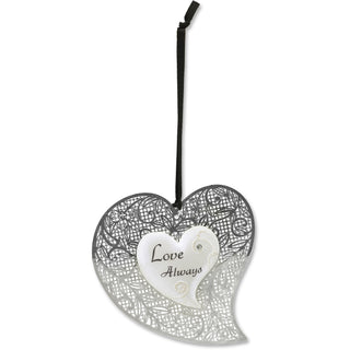 Love Always 3" Heart Ornament