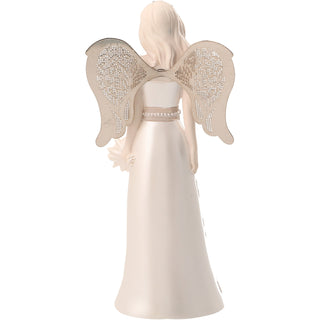 Junior Bridesmaid 6" Angel Holding Bouquet