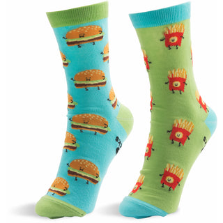 Cheeseburger and Fries Unisex Sock