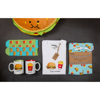 Cheeseburger and Fries Unisex Sock