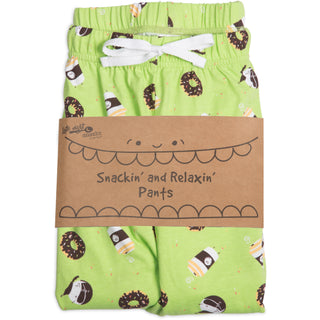 Donuts and Coffee Green Unisex Lounge Pants