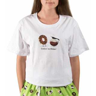 Donuts and Coffee S Unisex T-Shirt
