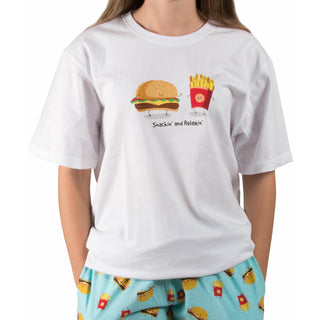 Cheeseburger and Fries S Unisex T-Shirt