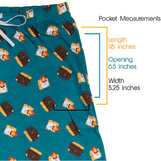 S'mores Teal Unisex Lounge Pants