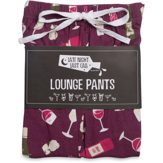 Wine S WIne Unisex Lounge Pants