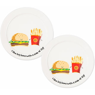 Big Buns 7" Appetizer Plates
(Set of 2)