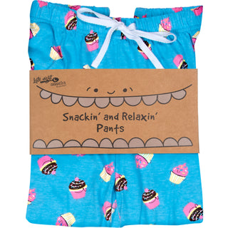 Cupcakes M Light Blue Unisex Lounge Pants