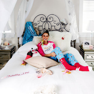 Cupcakes M Light Blue Unisex Lounge Pants