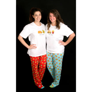 Taco and Avocado Red Unisex Lounge Pants