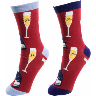 Prosecco & Raspberries S/M Unisex Socks