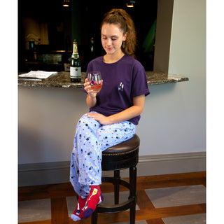 Prosecco & Raspberries Light Blue Unisex Lounge Pants