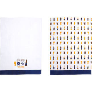 Beer Tea Towel Gift Set (2 - 19.75" x 27.5")