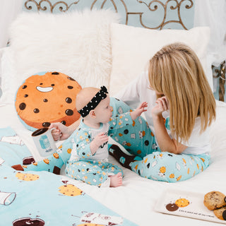 Smart Cookie 6-12 Months Light Blue Bodysuit & Pants Set