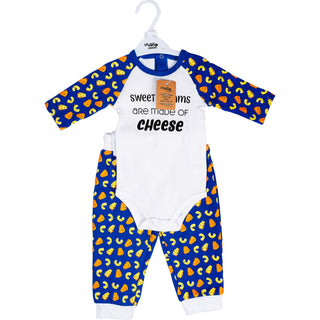 Sweet Dreams 6-12 Months Blue Bodysuit & Pants Set
