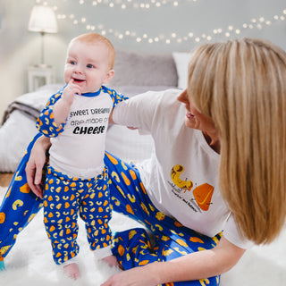 Sweet Dreams 6-12 Months Blue Bodysuit & Pants Set