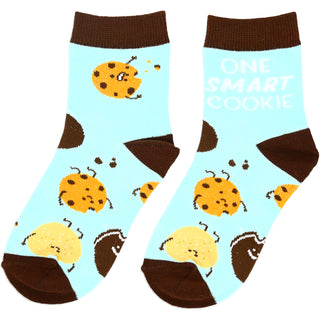 Cookies S/M Youth Cotton Blend Crew Socks