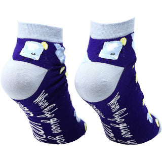 Vodka Soda Cotton Blend Ankle Socks