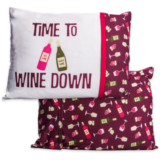 Wine Down 20" x 26" Pillowcase