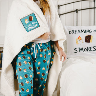 Love You S'more 45" x 50" Sherpa Blanket