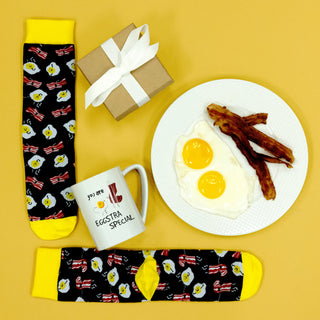 Eggstra Special 18 oz Mug and Sock Set