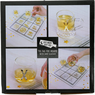 Wine 9" Shot Glass Tic-Tac-Toe