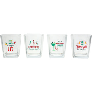 Holiday Rocks Glasses 10 oz Rocks Glasses
(Set of 4 )