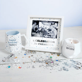 Celebration 7.5" Shadow Box Frame
(Holds 6" x 4" Photo)