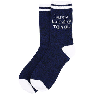 Happy Birthday Ladies Crew Sock