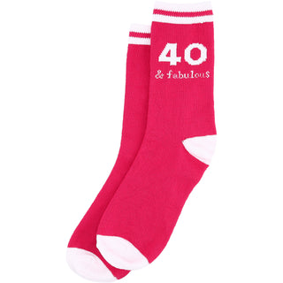 40 & Fabulous Ladies Crew Sock