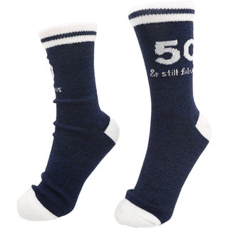 50 & Still Fabulous Ladies Crew Sock